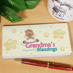 Heavenly Blessings Personalized Checkbook Cover